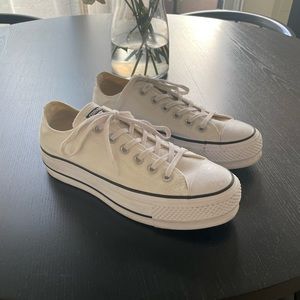 Platform low top converse